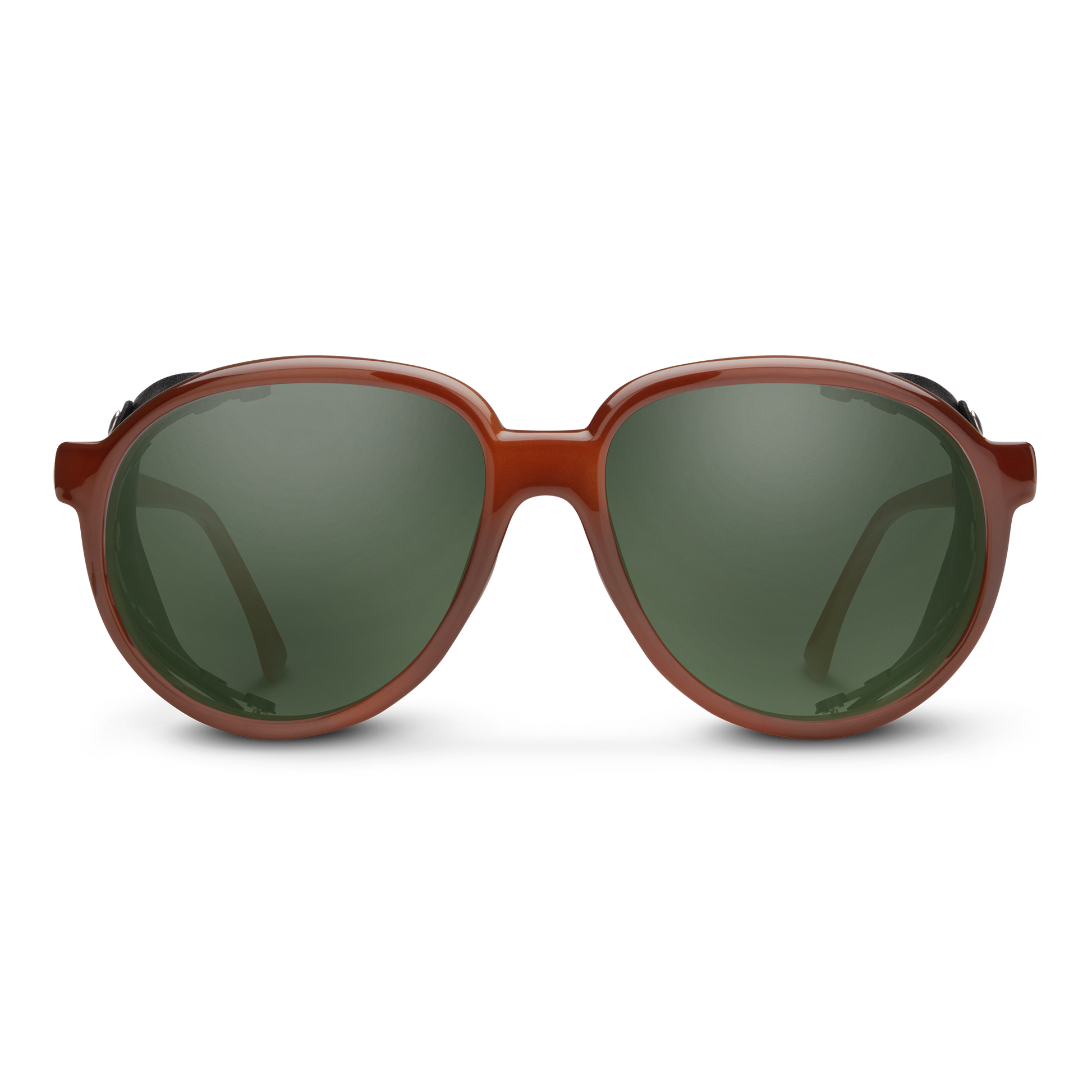 Glacier, Black + Polarized Rose Flash Mirror Lens