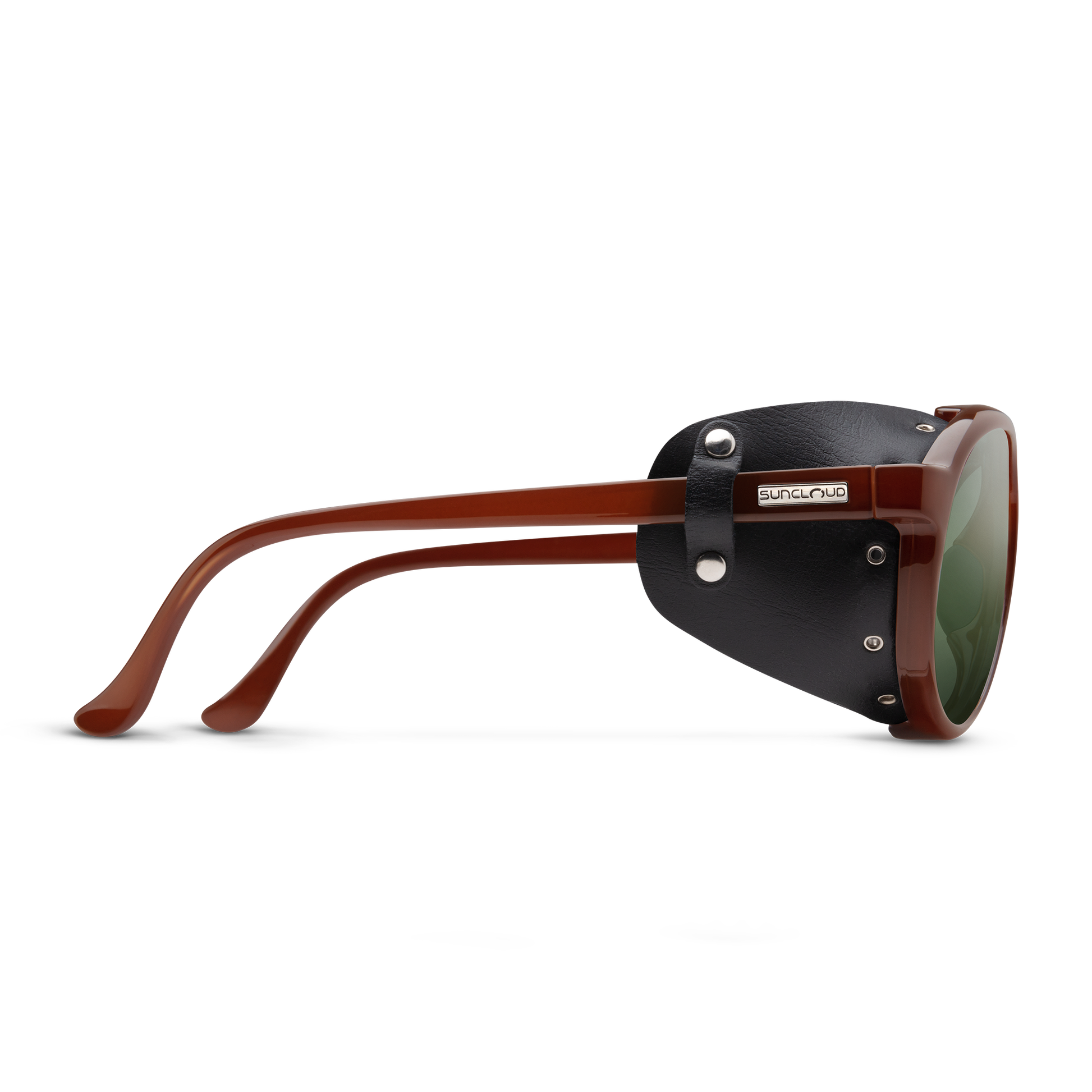 Glacier, Black + Polarized Rose Flash Mirror Lens