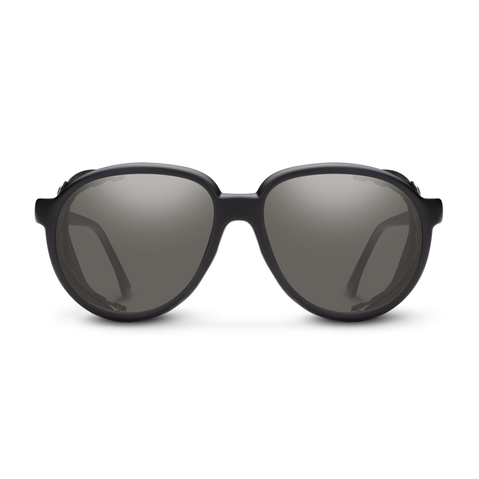 Glacier, Black + Polarized Rose Flash Mirror Lens