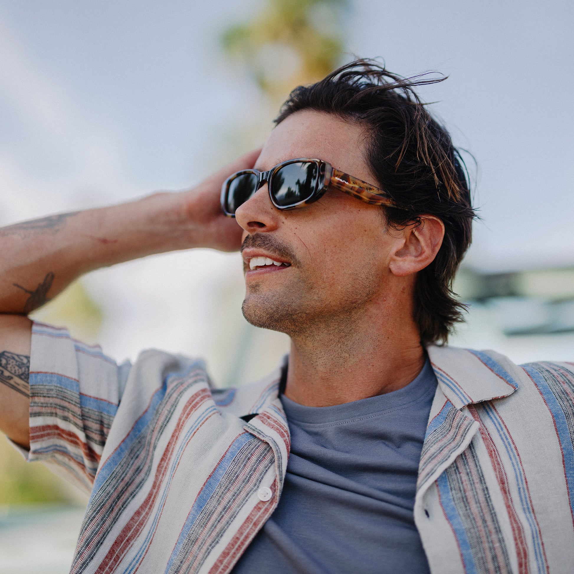 Lane, Black + Polarized Gray Green Lens