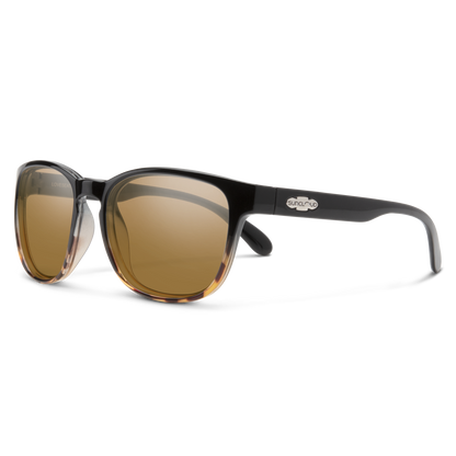 Loveseat, Black Tortoise Fade + Polarized Brown  Lens