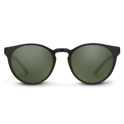 Metric, Matte Black + Polarized Gray Green Lens