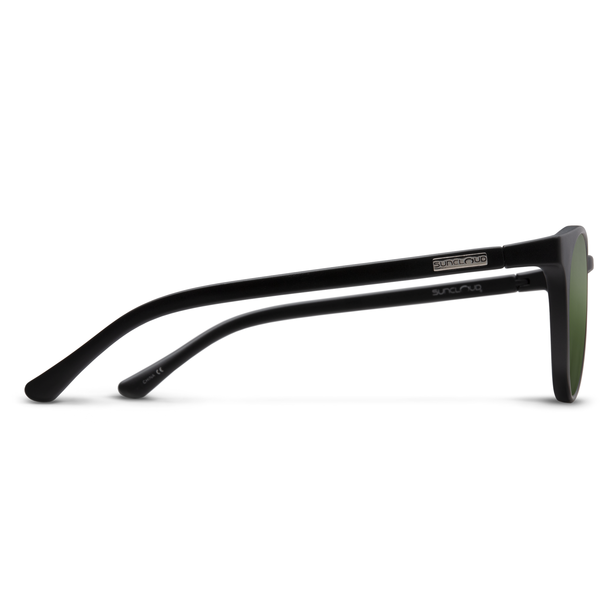 Metric, Matte Black + Polarized Gray Green Lens