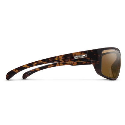Milestone Reader, Matte Tortoise + Polarized Brown 250 Lens