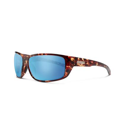 Milestone, Matte Black + Polarized Blue Mirror Lens