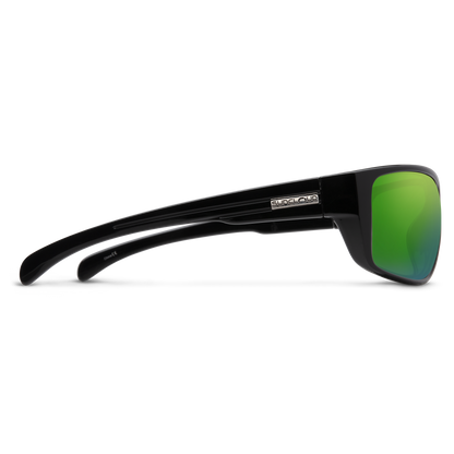 Milestone, Matte Black + Polarized Blue Mirror Lens