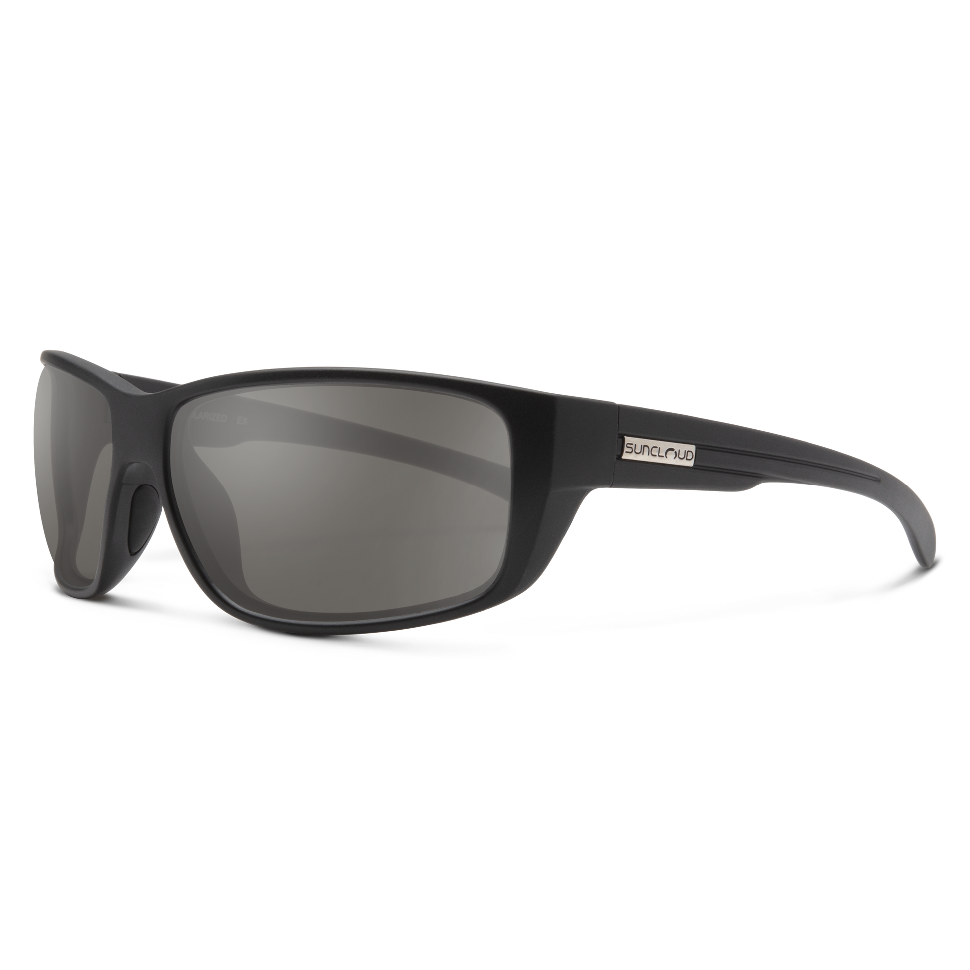 Milestone, Matte Black + Polarized Blue Mirror Lens