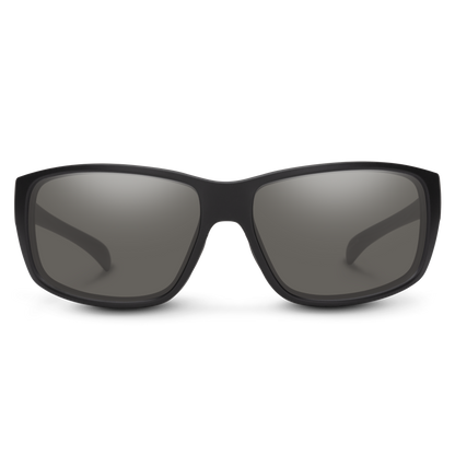 Milestone, Matte Black + Polarized Blue Mirror Lens