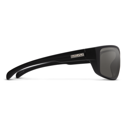 Milestone, Matte Black + Polarized Blue Mirror Lens