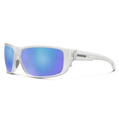Milestone, Matte Black + Polarized Blue Mirror Lens
