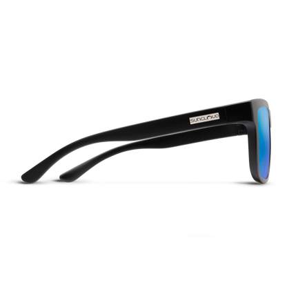 Quiver, Matte Black + Polarized Gray Green Lens