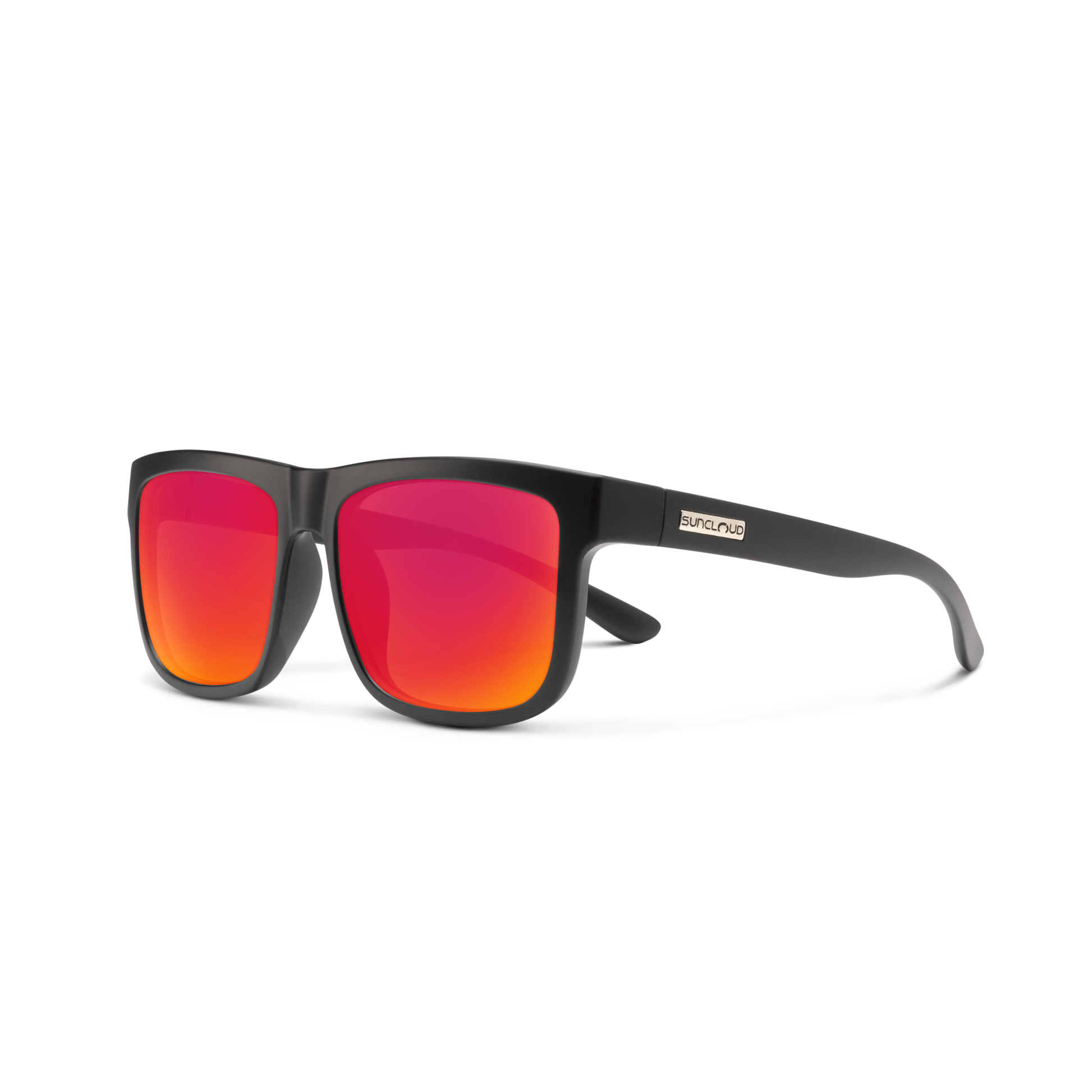 Quiver, Matte Black + Polarized Gray Green Lens