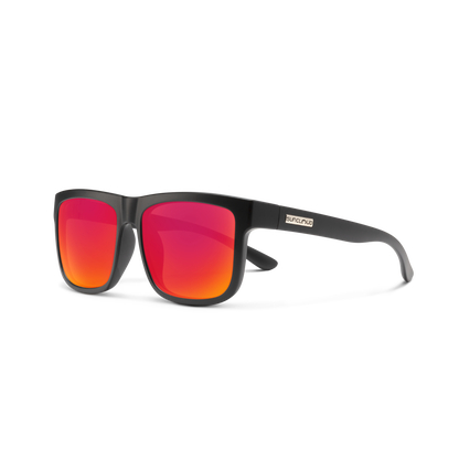 Quiver, Matte Black + Polarized Gray Green Lens