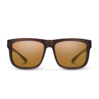 Quiver, Matte Black + Polarized Gray Green Lens
