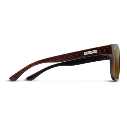 Quiver, Matte Black + Polarized Gray Green Lens