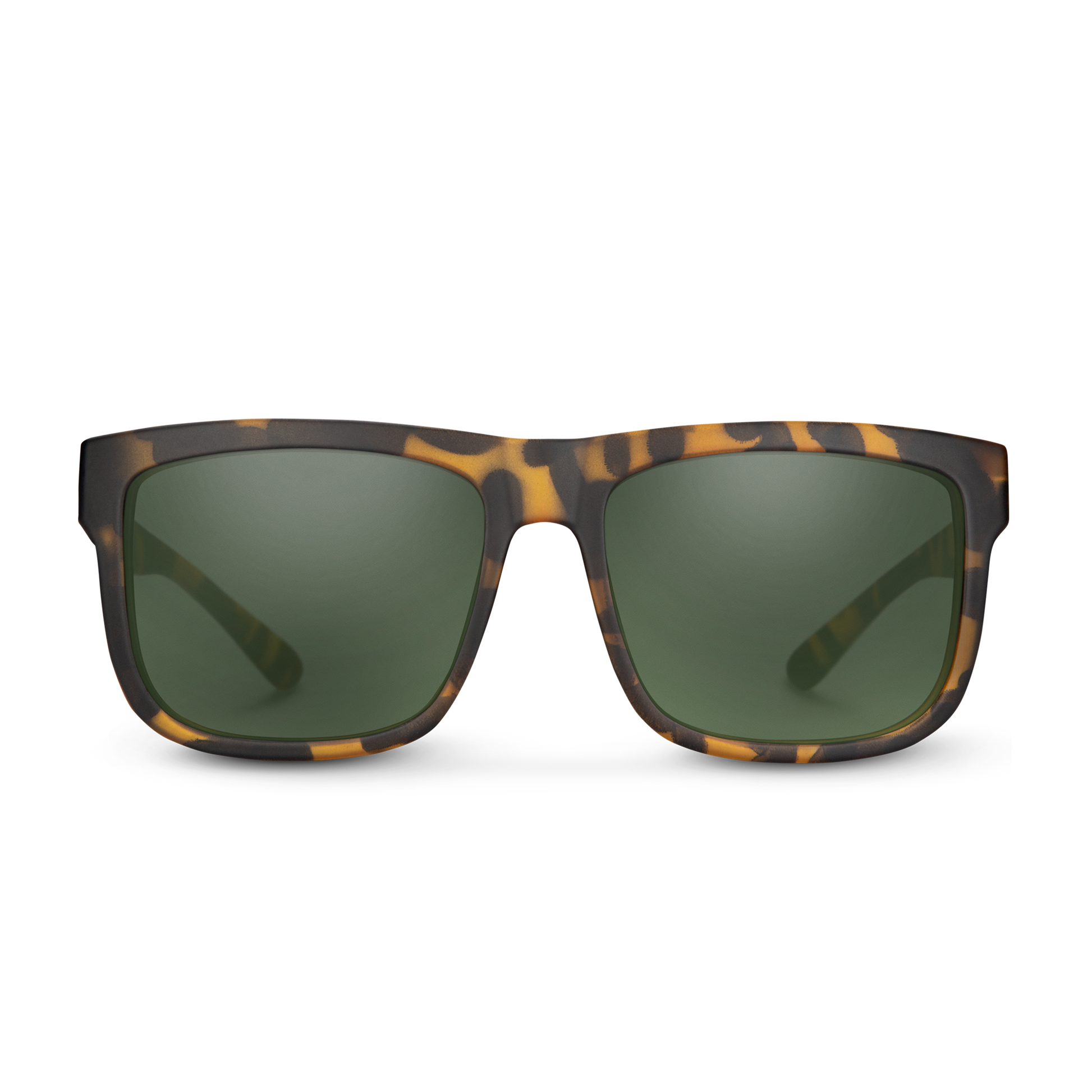 Quiver, Matte Yellow Tortoise + Polarized Gray Green Lens