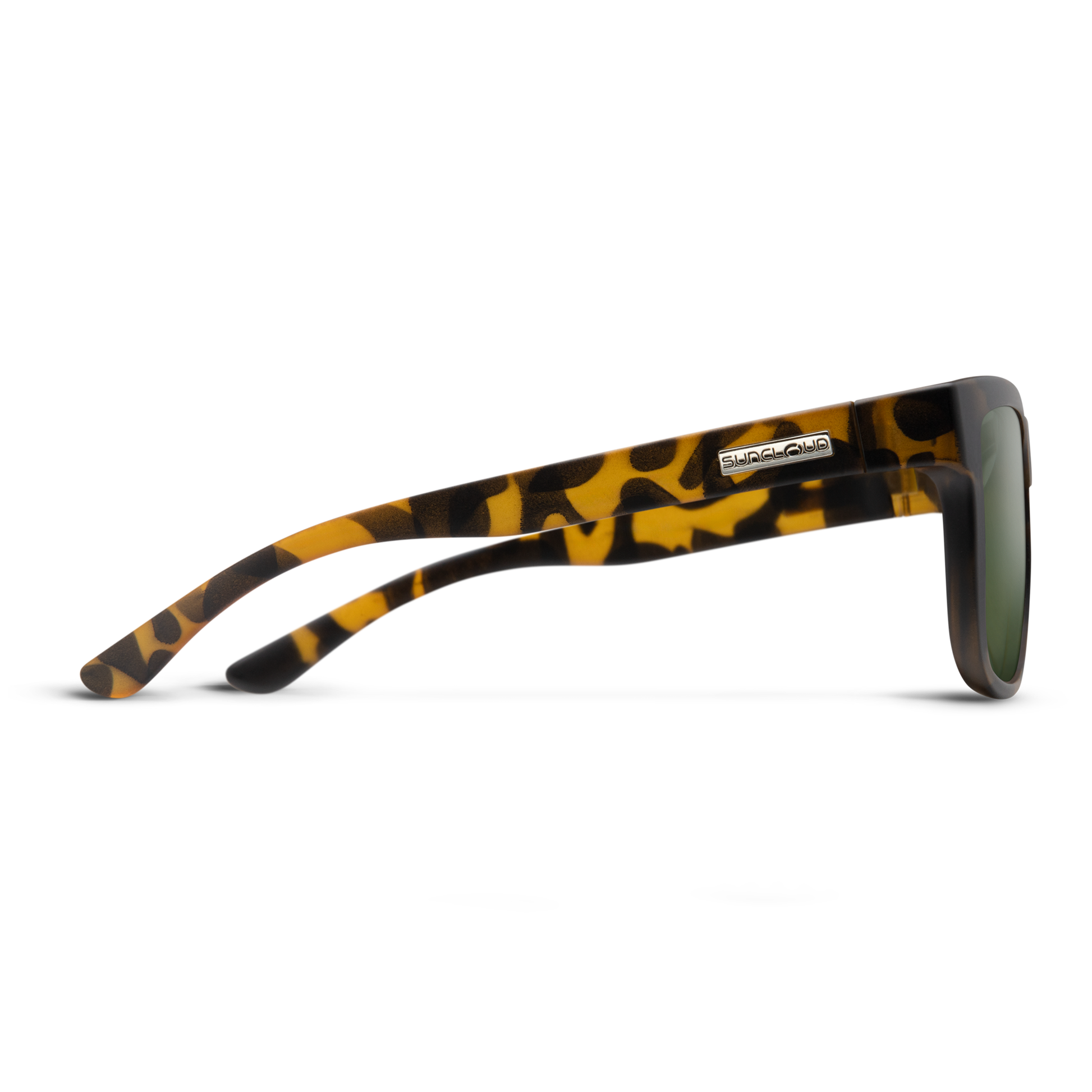 Quiver, Matte Yellow Tortoise + Polarized Gray Green Lens