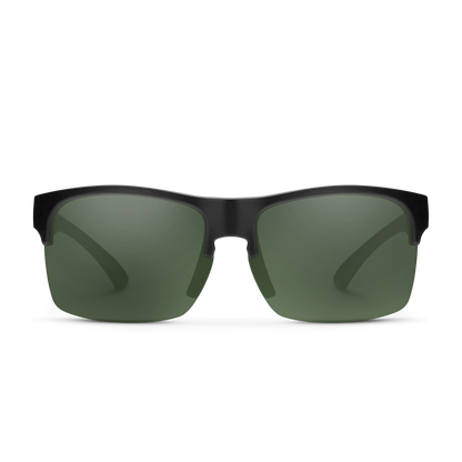 Rambler Lite, Matte Black + Polarized Gray Green Lens