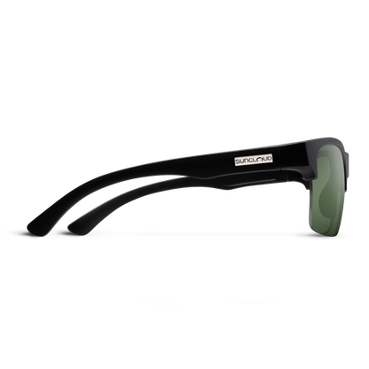 Rambler Lite, Matte Black + Polarized Gray Green Lens