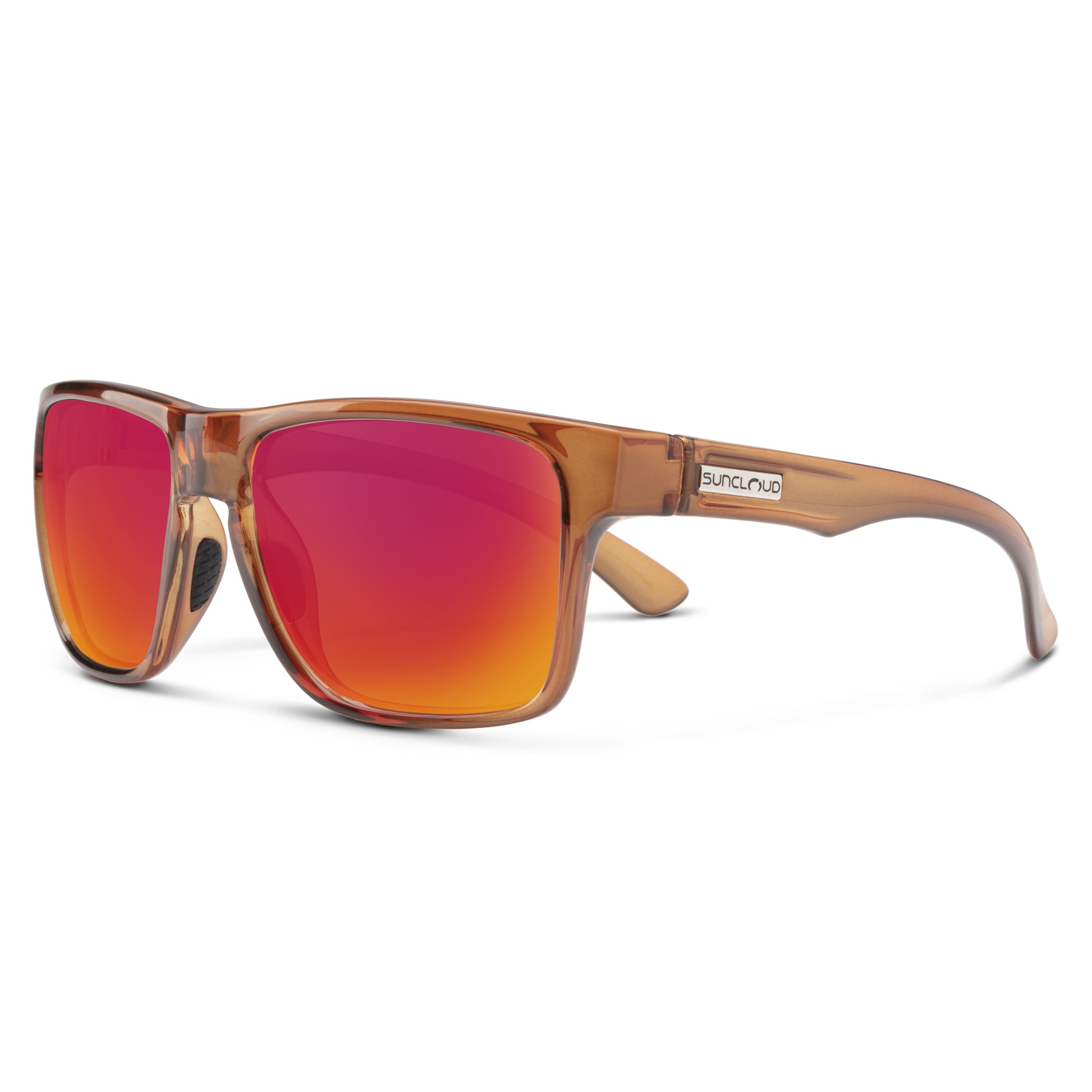 Rambler, Crystal Amber + Polarized Red Mirror Lens