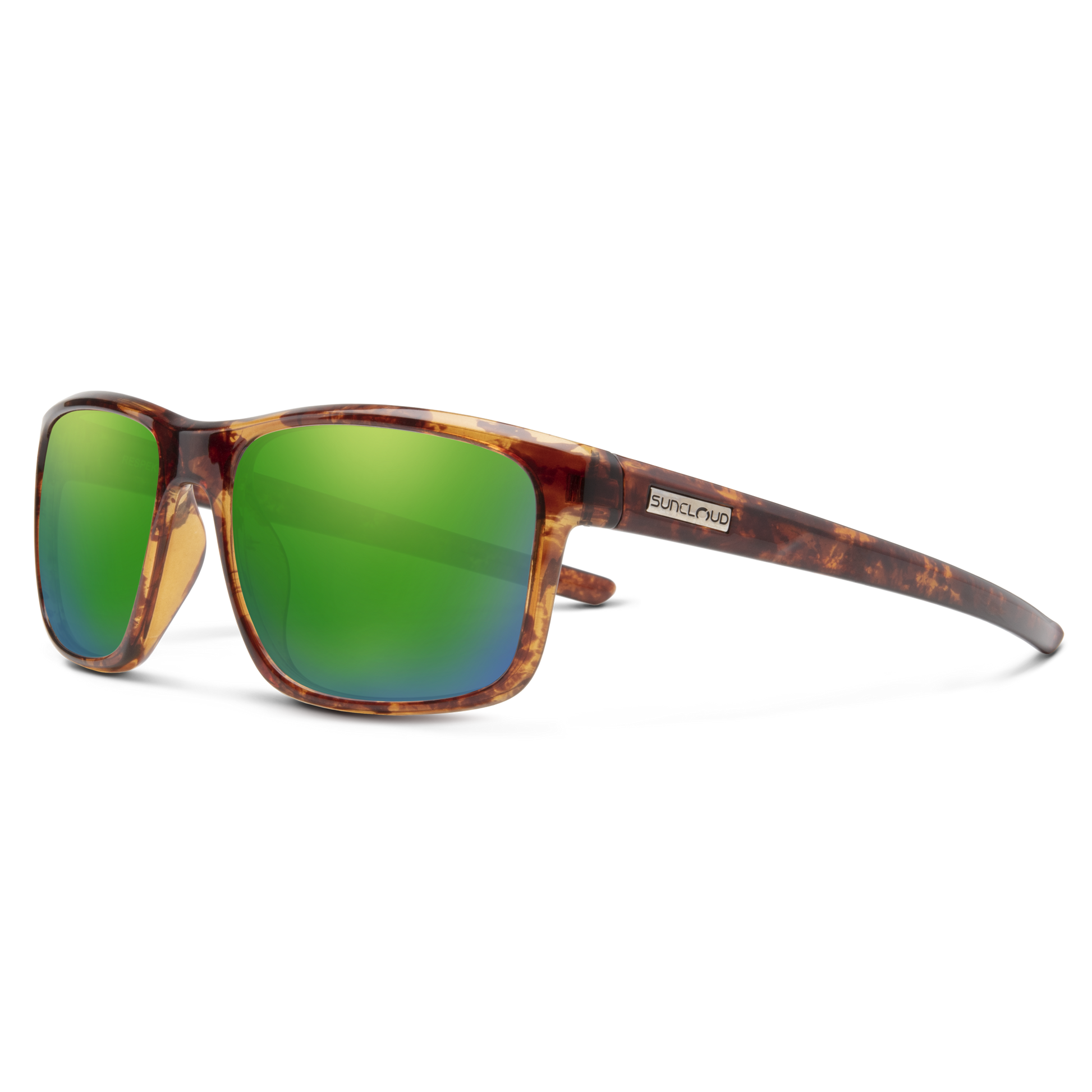 Respek, Tortoise + Polarized Green Mirror Lens