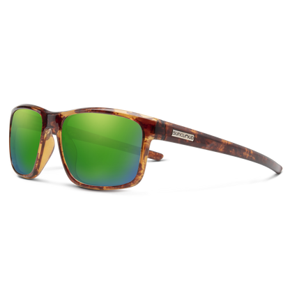 Respek, Tortoise + Polarized Green Mirror Lens