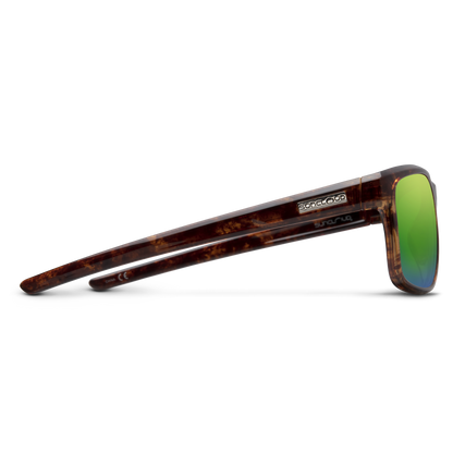 Respek, Tortoise + Polarized Green Mirror Lens
