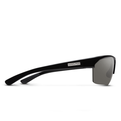 Rival, Matte Tortoise + Polarized Green Mirror Lens