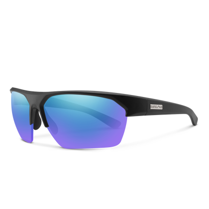 Rival, Matte Tortoise + Polarized Green Mirror Lens
