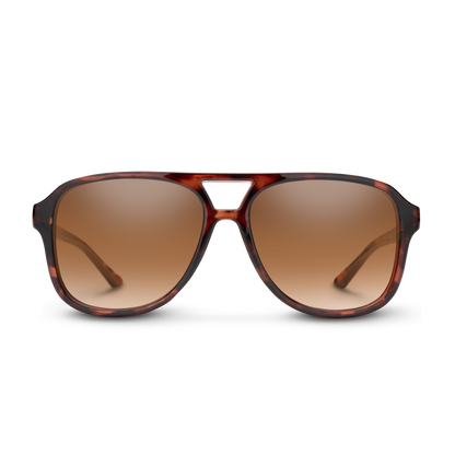 Sandy, Tortoise + Polarized Brown Gradient Lens