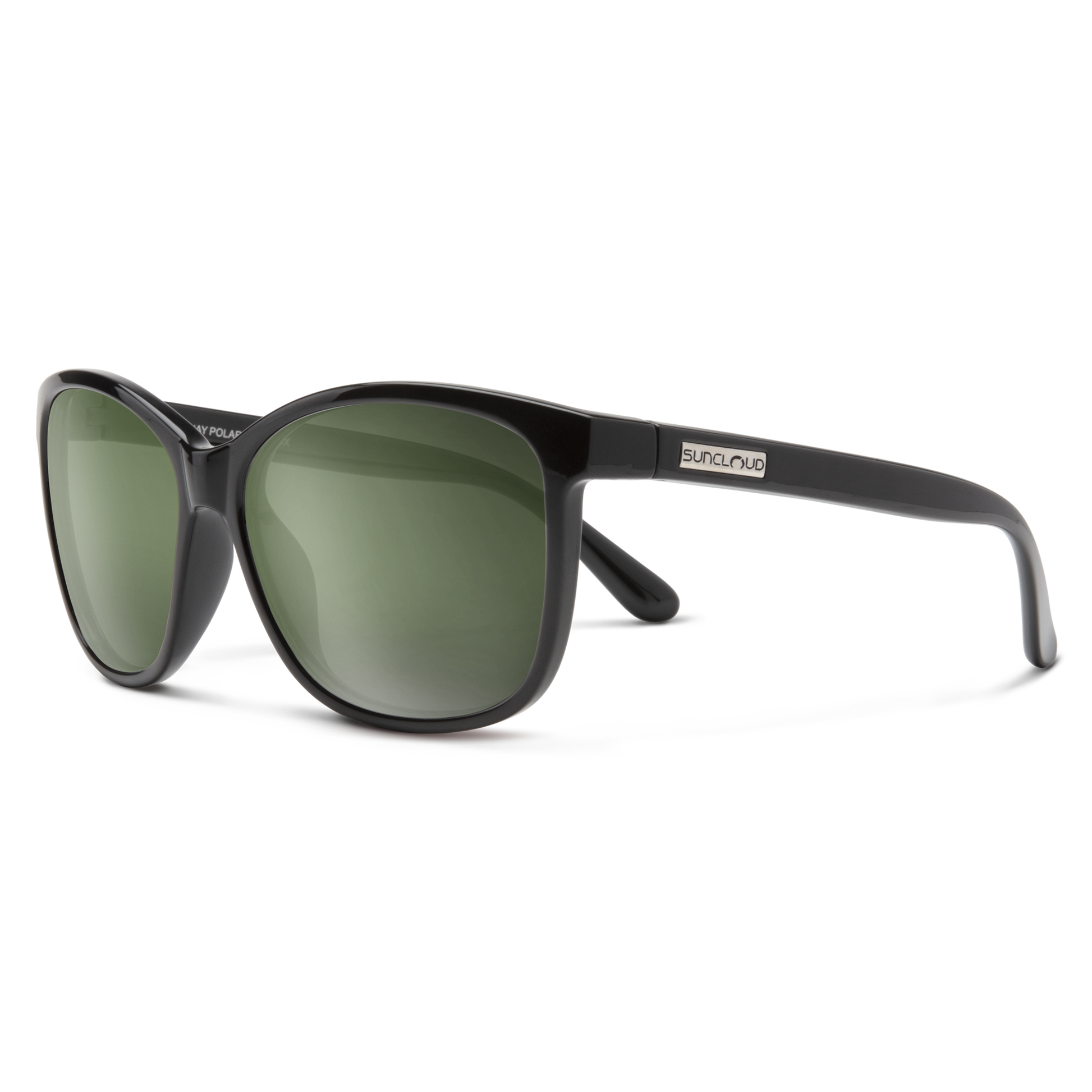 Sashay, Black + Polarized Gray Green Lens