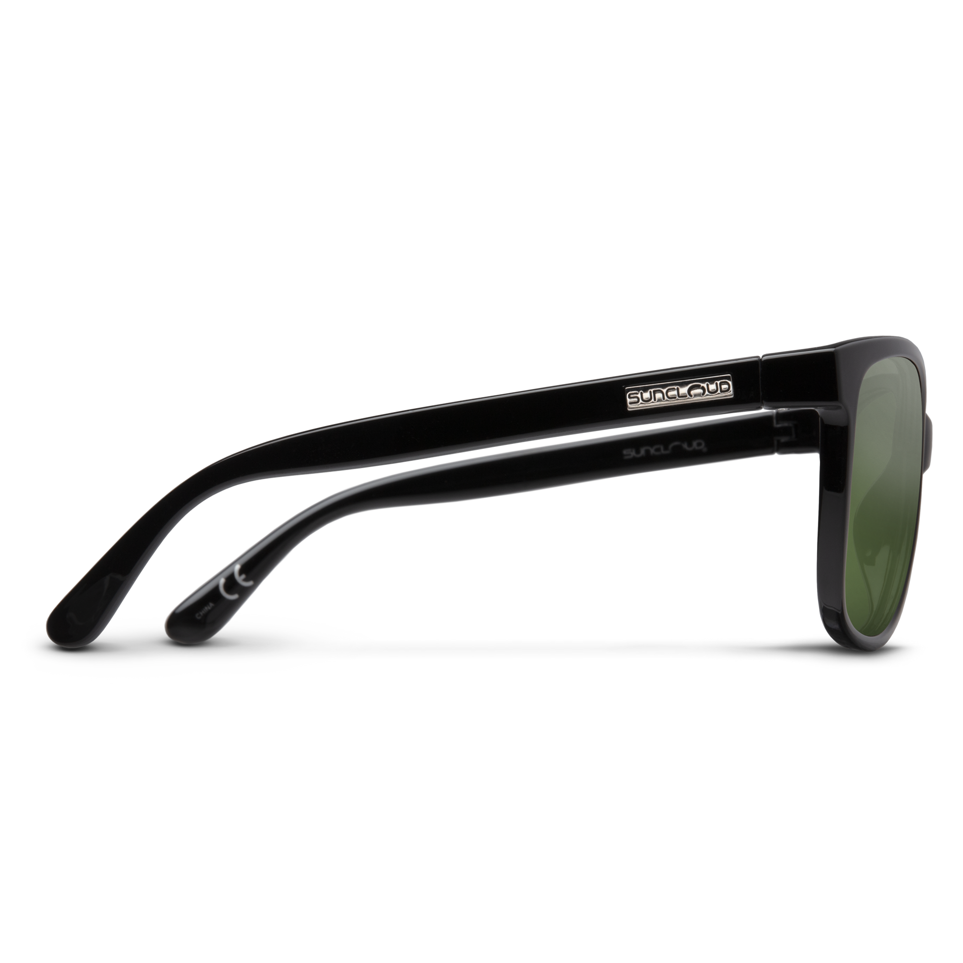 Sashay, Black + Polarized Gray Green Lens