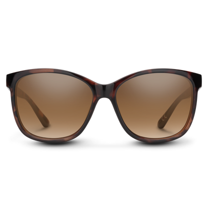Sashay, Black + Polarized Gray Green Lens