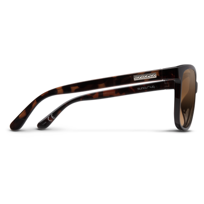 Sashay, Black + Polarized Gray Green Lens