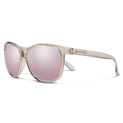 Sashay, Black + Polarized Gray Green Lens