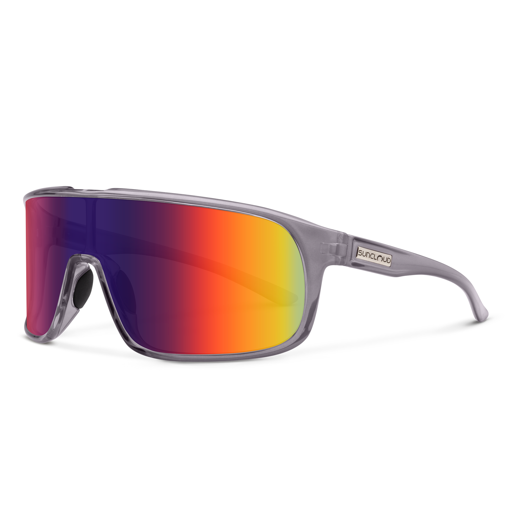 Double Up, Matte Black + Polarized Blue Mirror Lens