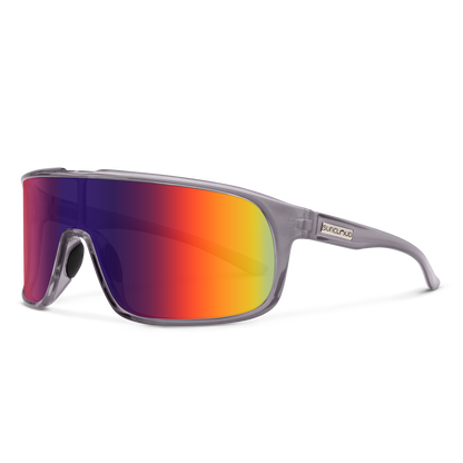 Double Up, Matte Black + Polarized Blue Mirror Lens