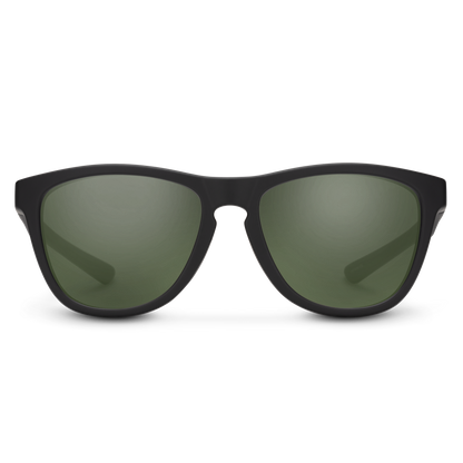 Topsail, Matte Black + Polarized Gray Green Lens