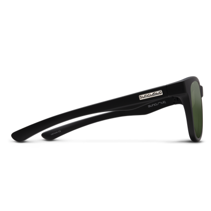 Topsail, Matte Black + Polarized Gray Green Lens