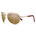 Aviator Reader, Gold + Polarized Brown 2.00 Lens, hi-res