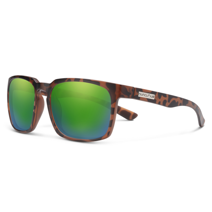 Hundo, Matte Tortoise + Polarized Green Mirror Lens, hi-res