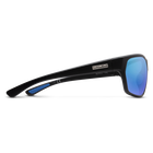 Boone, Matte Black + Polarized Blue Mirror Lens, hi-res