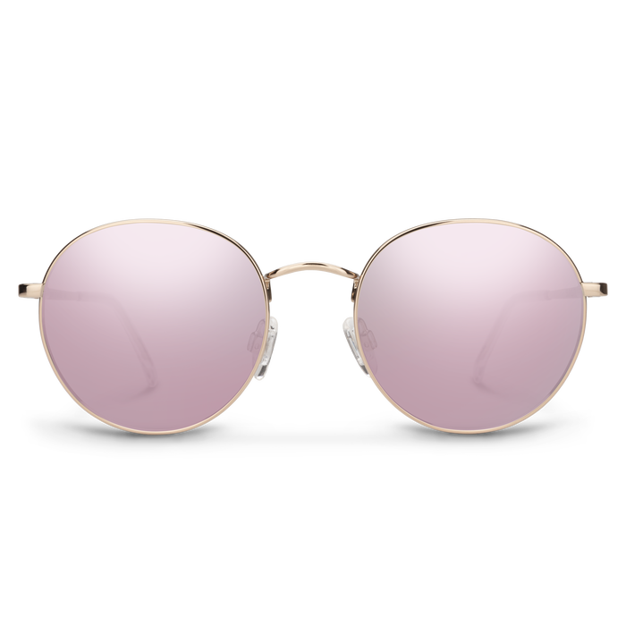 Bridge City, Rose Gold + Polarized Pink Gold Mirror Lens, hi-res