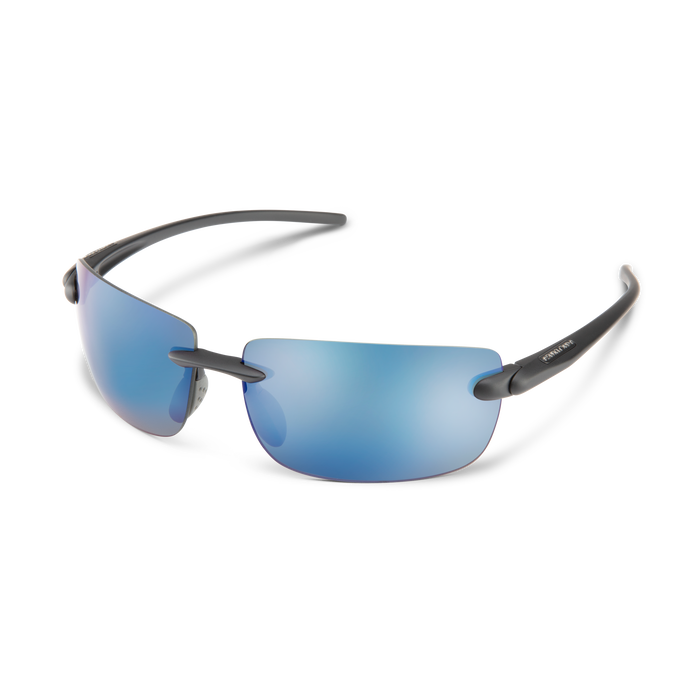 Highride Matte Black Polar Blue Mirror