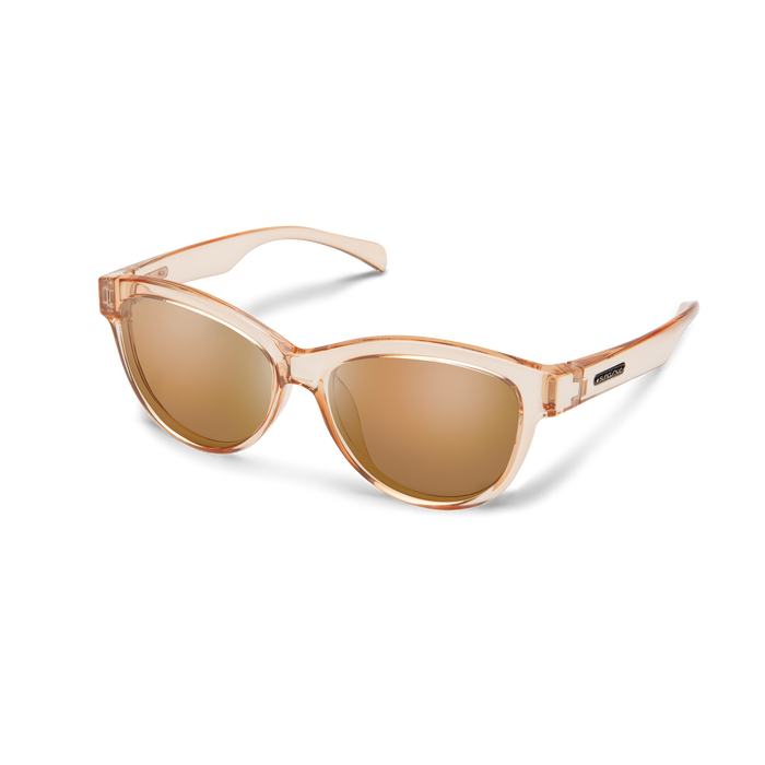 Bayshore, Crystal Peach + Polarized Brown Lens, hi-res