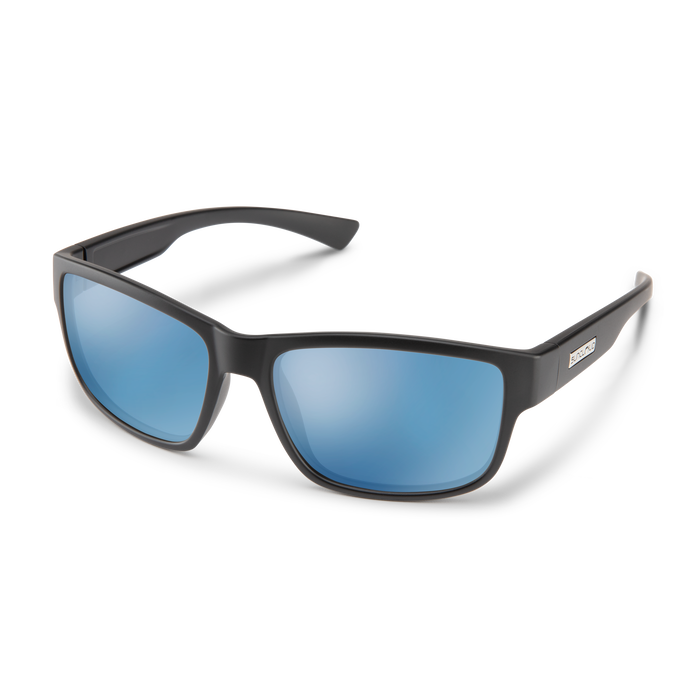 Suspect, Matte Black + Polarized Blue Mirror Lens, hi-res