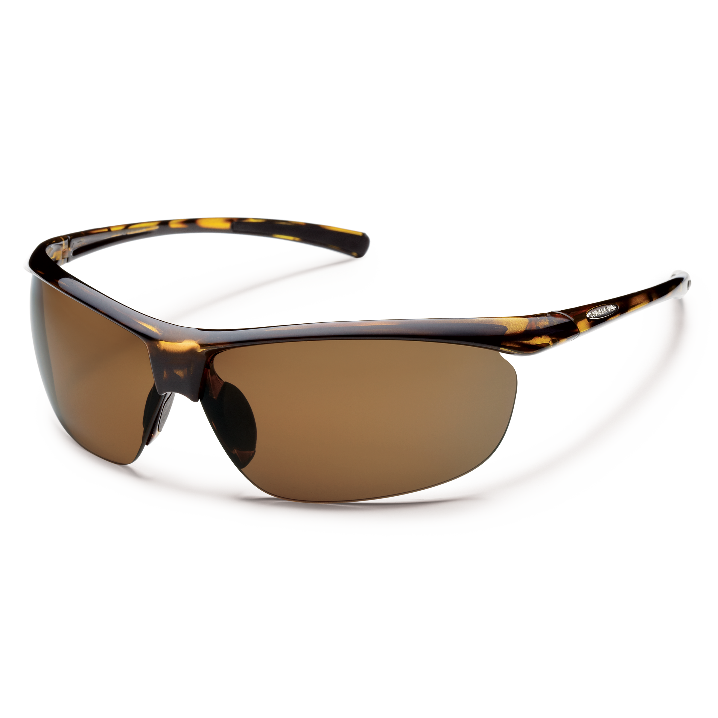 Suncloud Turbine Polarized Sunglasses Blackened Tortoise & Brown Lens AUTHENTIC 
