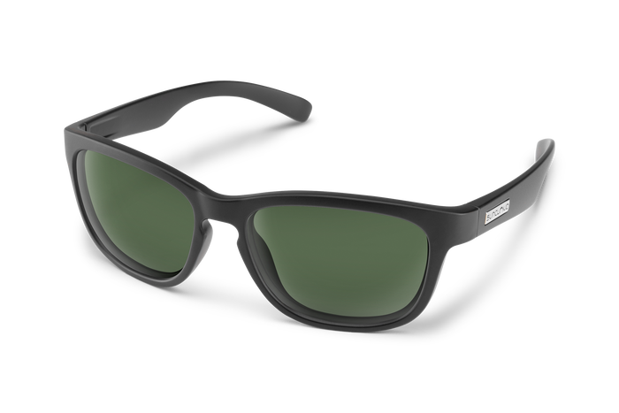 Cinco, Matte Black + Polarized Gray Green Lens, hi-res