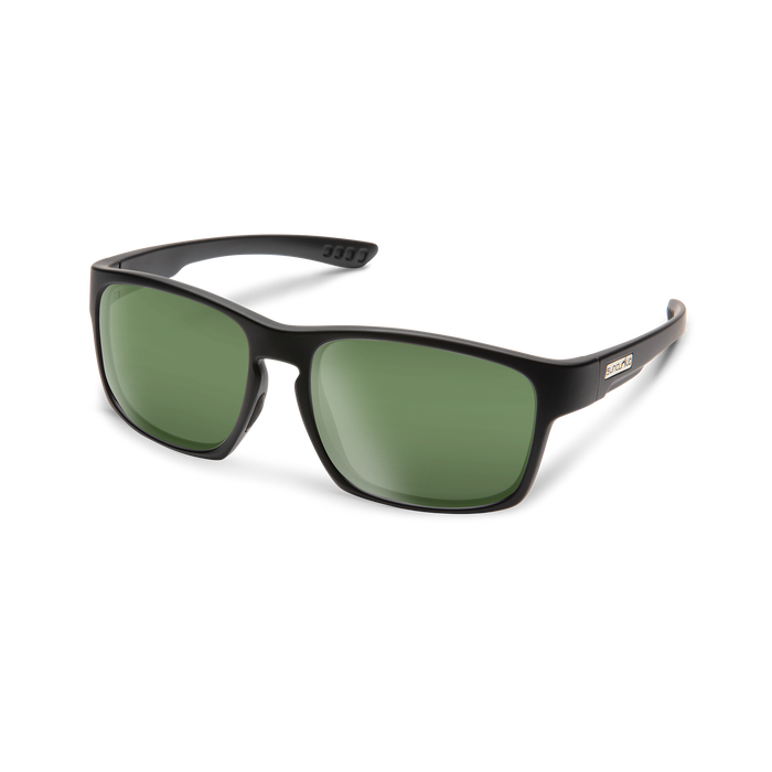 Fairfield, Matte Black + Polarized Gray Green Lens, hi-res