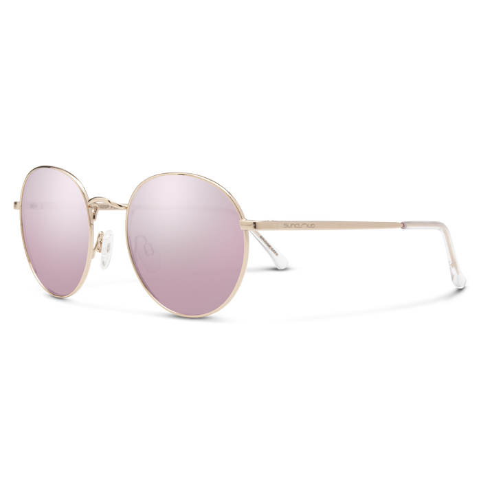 Bridge City, Rose Gold + Polarized Pink Gold Mirror Lens, hi-res